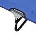 Outsunny Deluxe Folding Military-Style Camping Cot, Blue