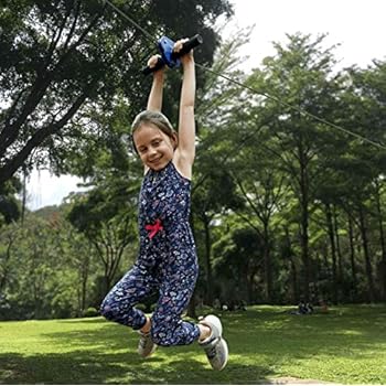 CTSC 60 Foot Zip Line Kit for Kids and Adult(Less Then 250lb) (60 Foot)