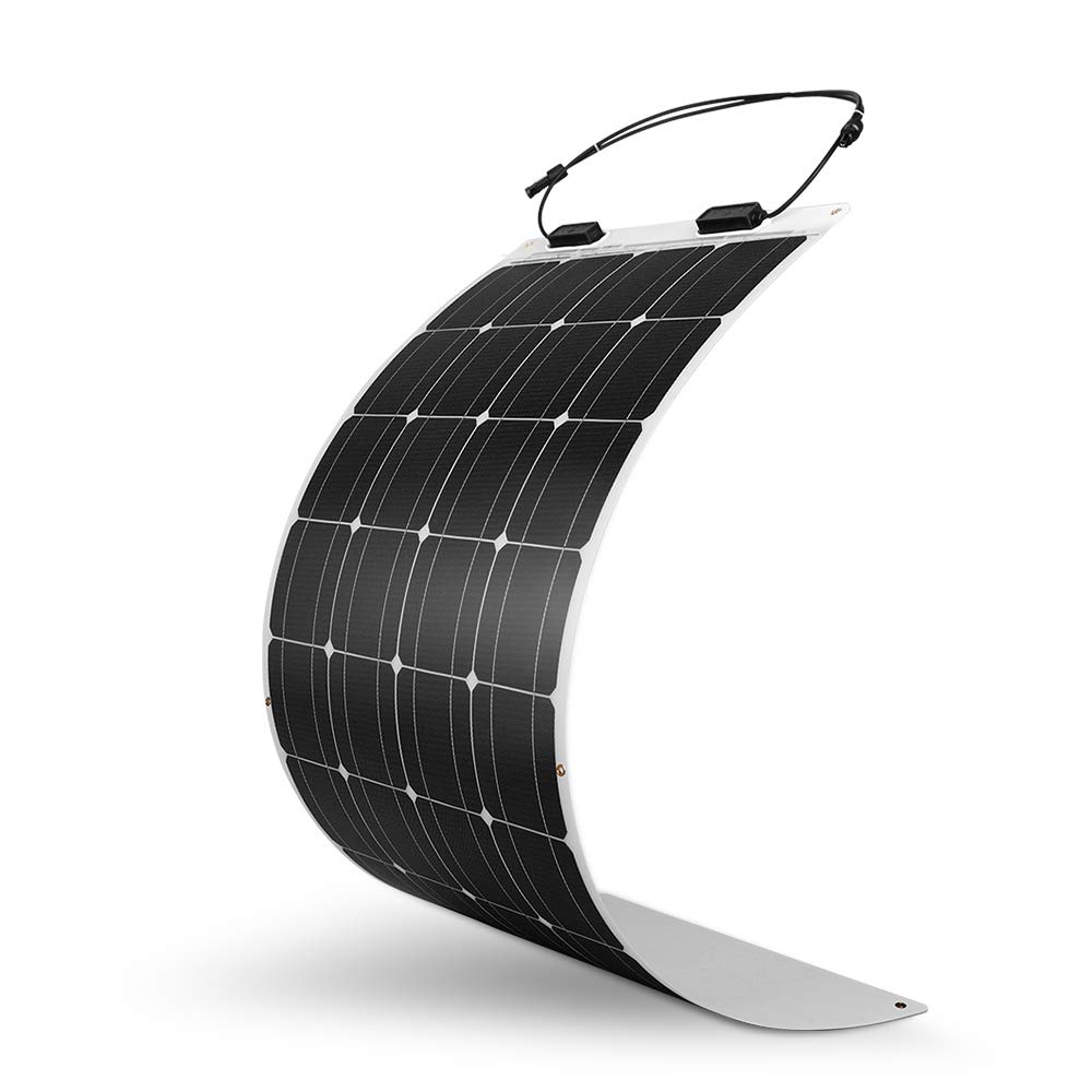 Renogy 100 Watt 12 Volt Extremely Flexible Monocrystalline Solar Panel, ETFE Layer, Ultra Lightweight, Ultra Thin