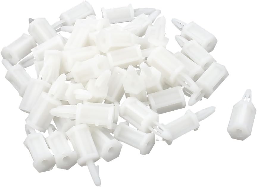 Aexit PCB 7 Spacers & Standoffs x 4 x 14mm Round Straight Tube Nylon