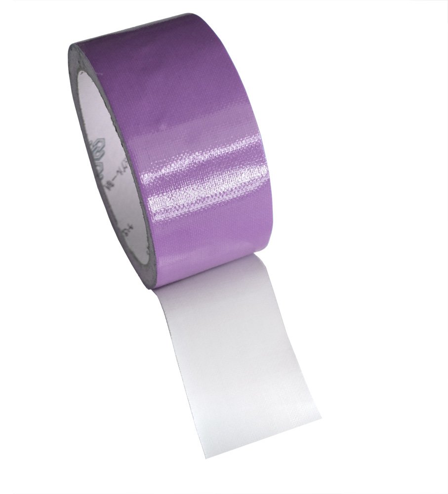 FiveSeasonStuff® All Season High Strength Adhesive Single Sided Duct Tape, Carpet Tape, Strong Water resistant Tape 4.5cm x 10M (Duct Tape - Purple)