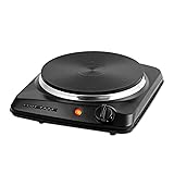 OVENTE Electric Countertop Single Burner, 1000W