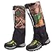 TANDC Outdoor Waterproof Leg Gaiters Camo Breathable Camouflage for Hiking Climbing Hunting Snow Ski Boot Gaiters Guard Legging Leg Cover Wraps