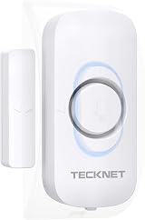 TECKNET Door Window Alarm Sensor Wireless Burglar Chime 3 Volume Home Security view 1
