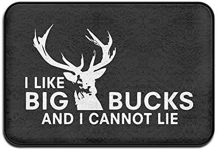 I Like Big Bucks Hunting Deer Hunters Indoor/Outdoor Doormat 2416 Inch