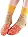 VERO MONTE Women's Colorful Cotton Socks (Size 7-9, 6 Pairs, 2 Color Schemes)
