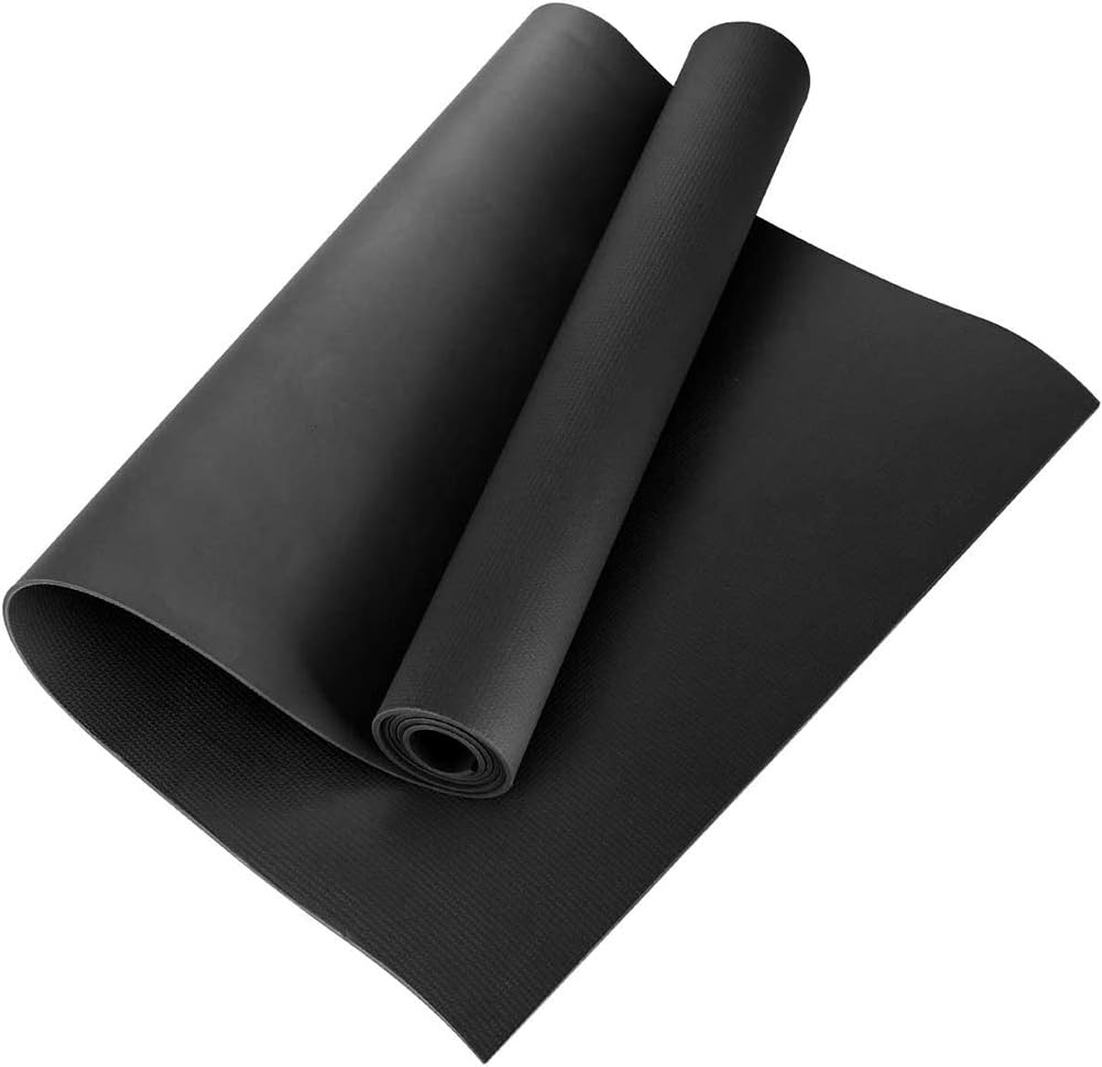 AGAWA 4MM Yoga Mat, EVA Non-Slip Fitness Slim Yoga Home Gym Exercise Mats Pilates Gym Exercise Pads Fitness Mat