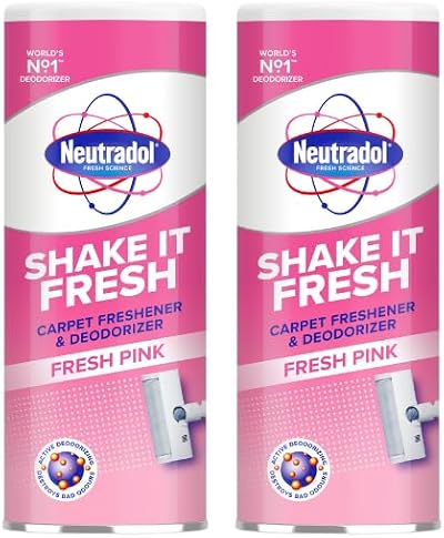 Neutradol Shake It Fresh Carpet Deodoriser 2 x 350g Pink