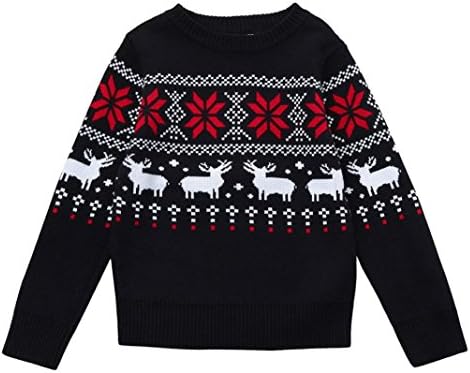 Toddler Christmas Deer Tops, TRENDINAO Boys Girls Xmas New Year Sweater Knit Clothes Shirt Outerwear