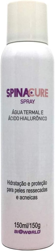 Spinacure Spray, Hidratação Específica Para Peles Ressecadas por Tratamento Anti Acne. Fraco de 150 ml, BioWorld