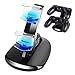 CPPSLEE PS4 Controller Charger,Dual USB Charger Charging Station Stand for Playstation 4 Gaming PS4 / PS4 Pro / PS4 Slim Controller - Fast Charging Station & LED Indicator