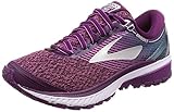 Brooks Womens Ghost 10 Road Running Shoe, Purple/Pink/Teal, Size 8