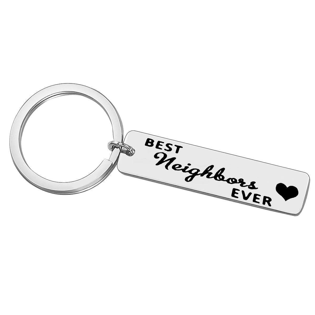 Huwujiu Neighbor Gift Neighbour Keyring Moving Away Gift Best Neighbors Ever Keyring Neighbour Friendship Gift Christmas Birthday Gift Housewarming Gift Going Away Gift Farewell Gifts for Neighbours