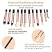 Makeup Brushes Set Premium Kabuki Brushes Synthetic Foundation Blending Blush Face Eyeliner Shadow Brow Concealer Lip Brush Tool Beauty Collection Cosmetic Brushes Kit