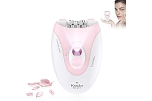 Muvik Glabrouse Skin Epilator Cordless Facial Hair Removal Epilators Hair Removal for Face Pluxy Hair Removal for Face Epilator for Women Face Bikini Arm Legs Armpits Pink
