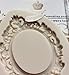 Anyana Vintage victorian Picture oval royal Frame Photo mirror mould cake Fondant gum paste mold for Sugar paste gumpaste designer cupcake decorating topper decoration sugarcraft decor