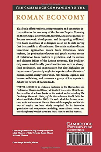 The cambridge companion to the roman economy
