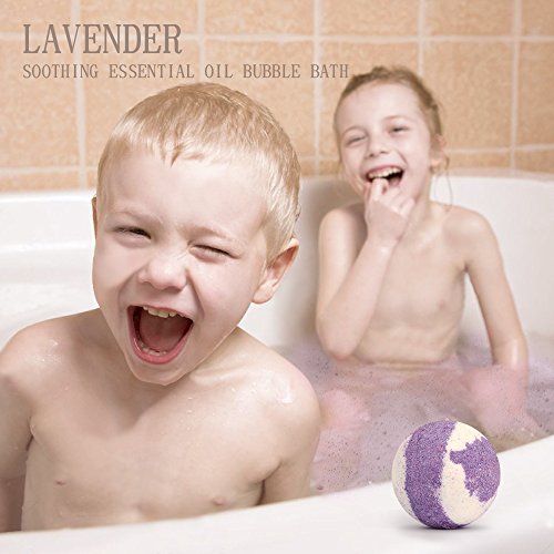 Bath Bombs Gift Sets-6 Exclusive Floating Bathtubs- Organic Essential Oil SPA to Moisturize Dry Skin- Natural Bath Bomb Kit for Kids