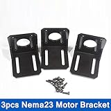 3PCS Nema 23 Stepper Motor (Geared Stepper) Alloy Steel Mounting Bracket w/ 3set Screws