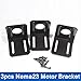 3PCS Nema 23 Stepper Motor (Geared Stepper) Alloy Steel Mounting Bracket w/ 3set Screws