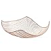 Vistella Fruit Bowl Basket in Copper Rose Gold - 6 Colors Available - Stainless Steel Wire Design with Modern Styling - Decorative Countertop Centerpiece