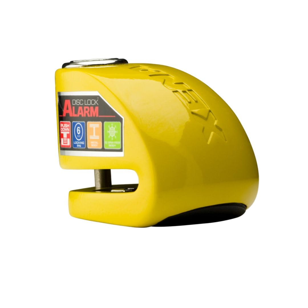 Xena - XX6J 052291 - Anti-Theft Disc Lock Alarm - Yellow