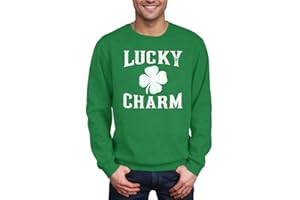 Arvilhill Men's St. Patrick's Day Sweatshirt Shamrock Long Sleeve Shirt