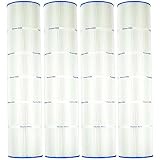 Pleatco PCC130-PAK4 Replacement Cartridge for Pentair Clean and Clear Plus 520, Waterway Crystal Water, Pack of 4 Cartridges