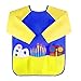 Attmu 2 Pack Kids Art Smocks, Children Waterproof Artist Painting Aprons Long Sleeve with 3 Pockets for Age 2-6 Years
