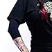 Tat2X Ink Armor Premium 3/4 Arm Tattoo Cover Up Sleeve - No Slip Gripper - U.S. Made - Light - ML (single arm/elbow sleeve)