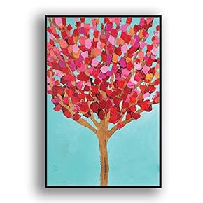 Framed Canvas Wall Art for Living Room, Bedroom Minimalist Abstract Canvas Prints for Modern Home Decoration Ready to Hang - 16"x24" inches