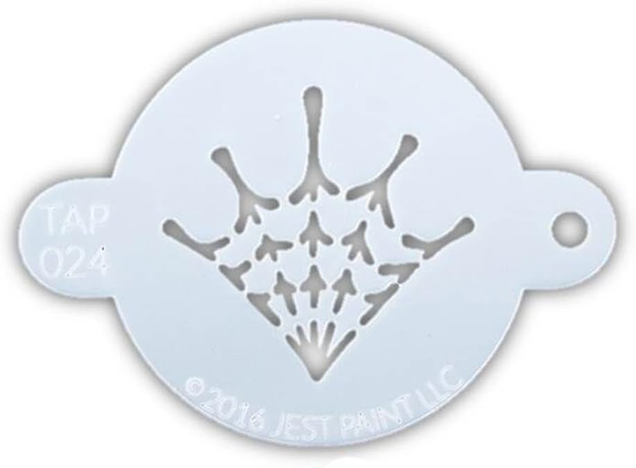 TAP 024 Face Painting Stencil - Spider Web