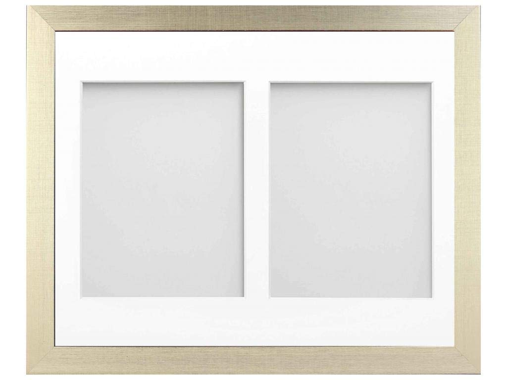 Frame Company Simpson Gold Multi Aperture Photo Frame, 14x11 for 8x6 inch (x2)