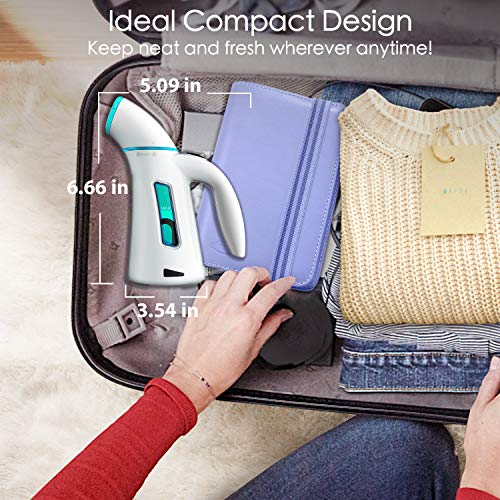 Hilife Steamer Clothes Steamer, Handheld Garment Steamer Clothing Steamer. Mini Travel Steamer Portable Steamer