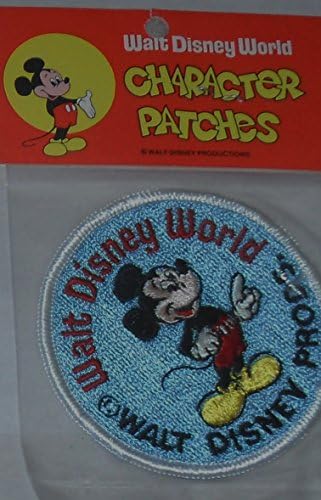 Tourist Attraction Patch From the 80s/90s - Cloth Patch -Character Patch - Walt Disney World - Mickey Mouse