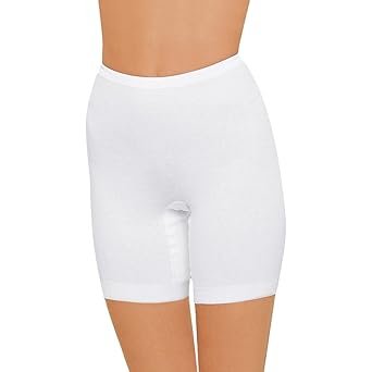 Nina von C.. 3er Pack Damen Langbeinschlüpfer - Serie Daily - Schlüpfer mit Langem Bein - Slip mit Bein - 100 Baumwolle - Wei