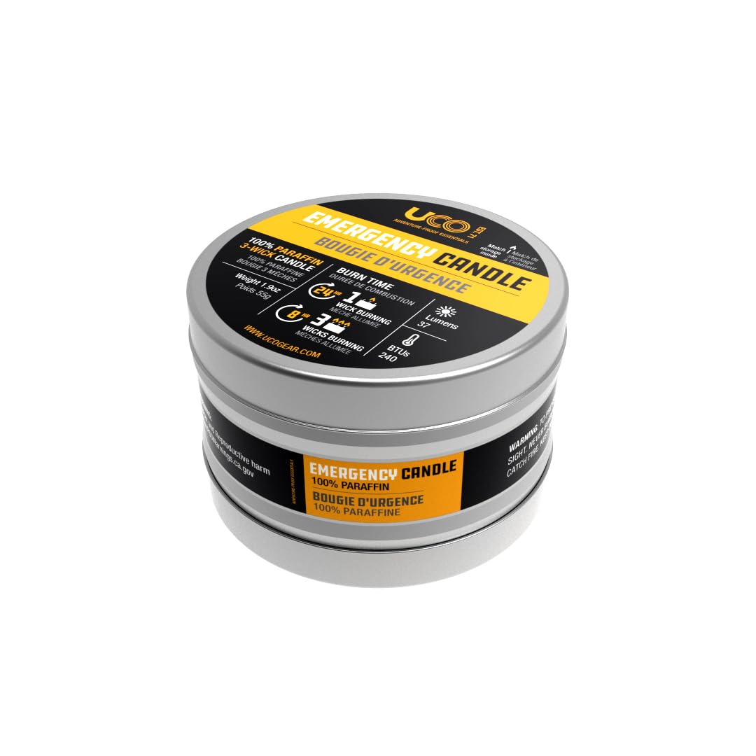 24 Hour Paraffin Emergency Candle