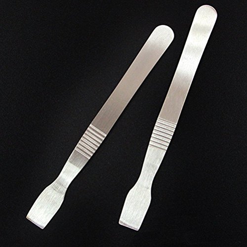 ULTNICE Tin Paste Scraper Mixing Tablet Metal Open Shell Tool Clam Crowbar Solder Paste - Thumbnail 2