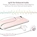 Bluetooth Headphones, TaoTronics Wireless 4.2 Magnetic Earbuds, Snug Fit for Sports with Built in Mic TT-BH07 Pink (IPX6 Waterproof, aptX Stereo, 6 Hours Playtime, cVc 6.0 Noise Cancelling Microphone)