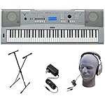 Yamaha DGX230 76-Key Digital Piano Pack with Stand, Power Supply, and Headphones