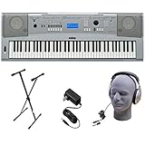 Yamaha DGX230 76-Key Digital Piano Pack with Stand, Power...