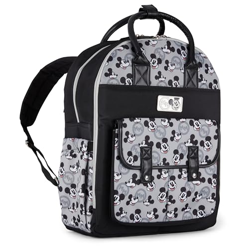 Disney Cudlie Backpack Diaper Bag for Moms | Large Spacious Travel Diaper Backp…