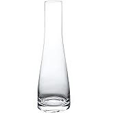 Erioctry Single Bud Vase Hand-Made Blown Art Bud Glass Vase Clear Glass Flower Vase Single Stem Vase Container for Home and Office Décor Centerpiece for Wedding Party Event