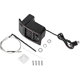 Cunyuer Acoustic Guitar Pickup, Guitar Preamp, 5 Band Electric Digital Equalizer Pickup with LCD Display