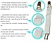 BSLINO 8pcs Sheet Band Straps Suspenders White Adjustable Bed Corner Holder Elastic Fasteners Clips Grippers Mattress Pad Cover Fitted Sheet