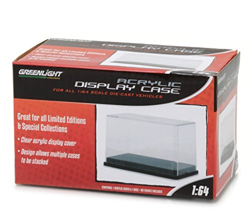 Greenlight Acrylic Display Show Case with Plastic Base for 1/64 Scale Model Cars 5 55025