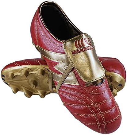Amazon.com | Manriquez Soccer Cleats MID SX Red White Genuine