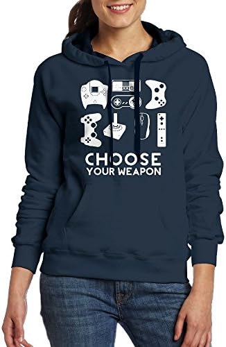 Mssoiil Choose Your Weapon Gamer Video Games Women's Casual Clothing First Sweatshirts