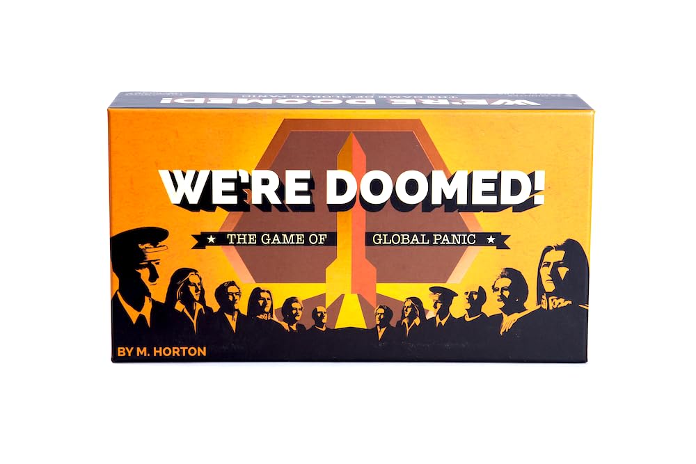 Photo 1 of We're Doomed! - Apocalypse Survival Board Game - Cooperative Strategy for 4-10 Players - 15-Minute Race to Escape - Ideal for Competitive Game Nights & Group Gatherings