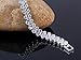 Zealmer Shoopic Cubic Zircon Tennis Bracelet Crystal Hand Chain for Women 6.5